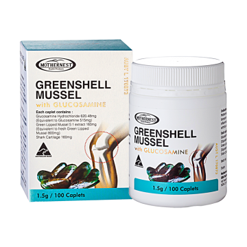  Greenshell Mussel + Shark Cartilage +Glucosamine 1500mg 100 tabs